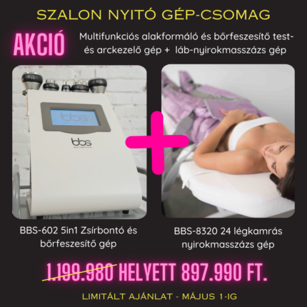 BBS-602 + BBS-8320  szalonnyitó gépcsomag