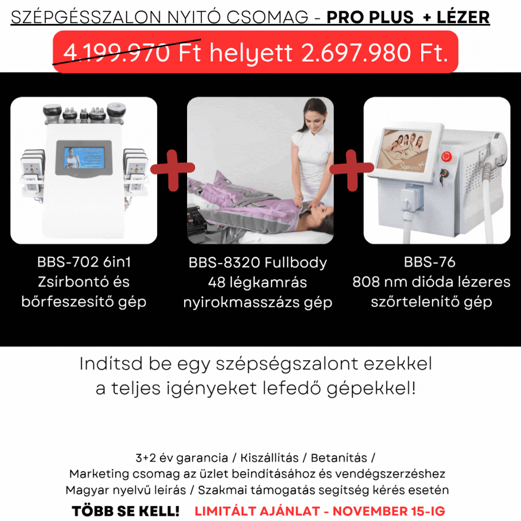 szalon6 BBS-702 + BBS-8320 Fullbody + BBS-76 szalonnyitó gépcsomag - Image 1